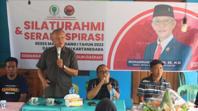 
 Wakil Ketua DPRD Kaltim Siap Perjuangkan Aspirasi Peningkatan Infrastruktur Pendidikan Dan Lingkungan Kecamatan Sanga Sanga