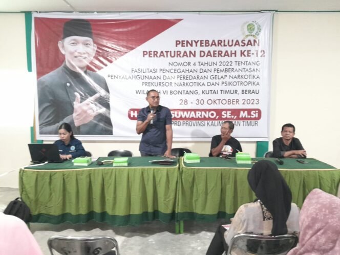 
 Agiel Suwarno Gencarkan Perda Kaltim No. 4 Tahun 2022 Untuk Cegah Peredaran Narkoba Di Kota Bontang