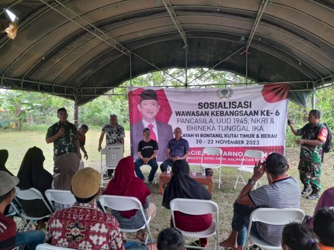 
 DPRD Kaltim Gencar Sosialisasi Wawasan Kebangsaan.  Agiel Suwarno Sebut Edukasi Kebangsaan Penting Untuk Indonesia Kuat Dan Sejahtera.